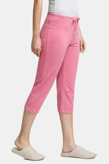 Buy Jockey Cotton Stretch Sleep Capris Pink at Rs.849 online